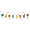 Meri Meri Ice Cream Honeycomb Garland (10' with excess cord - Pack of 1) - 4 of 4