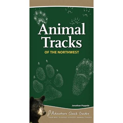 Animal Tracks of the Northwest - (Adventure Quick Guides) by  Jonathan Poppele (Spiral Bound)