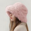 Anna-Kaci Women's Faux Fur Bucket Hat - Winter Warm Stylish - 2 of 4