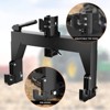 3 Point Quick Hitch,3000 lbs 3-Point Attachments with 2" Receiver Hitch，Adaptor to Category 1 and 2 Tractors,28" Between Lower Arms,15"~18"Adjustment - 3 of 4