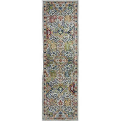 Nourison Global Vintage Traditional Bordered Indoor Area Rug