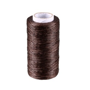 Unique Bargains Flat DIY Crafts Art Handmade Leather Sewing Waxed Thread - 1 of 4