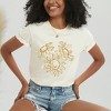 Simply Sage Market Women's Sunflower Bouquet Short Sleeve Garment Dyed Tee - 2 of 4