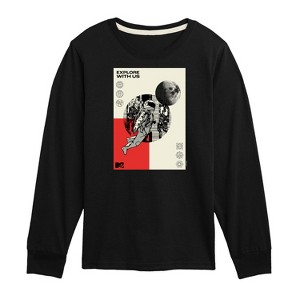 Boys' - MTV - Explore With Us Long Sleeve Graphic T-Shirt - 1 of 3