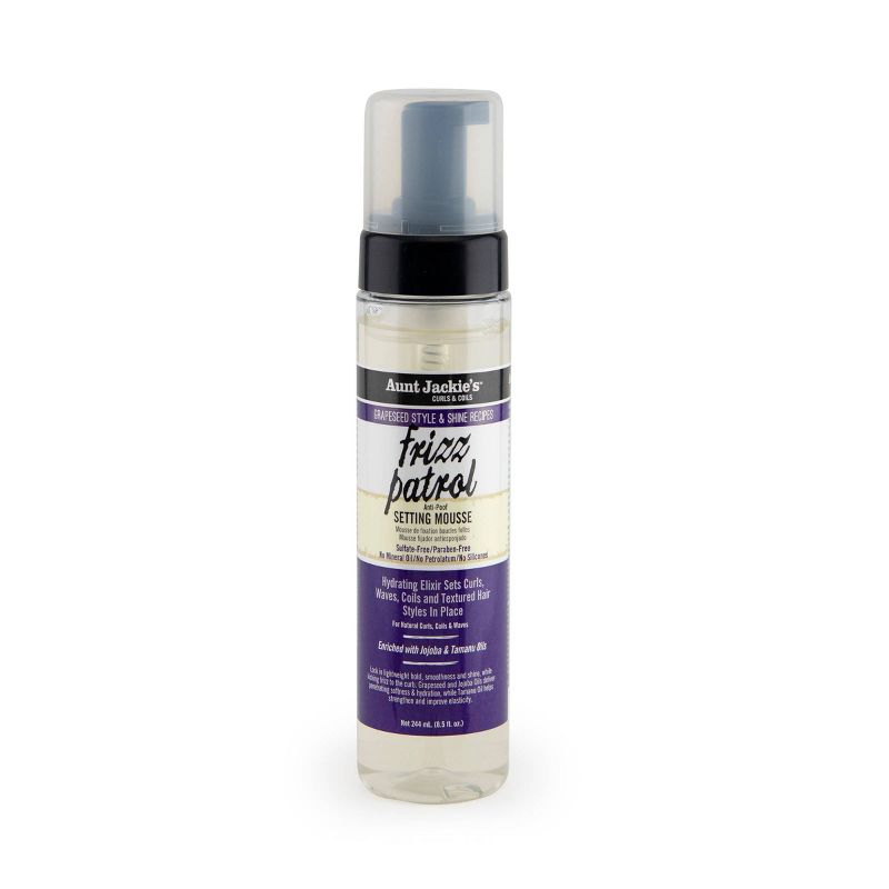 Aunt Jackie&#39;s Grape Seed Frizz Patrol Setting Mousse - 8.5 fl oz, 1 of 6