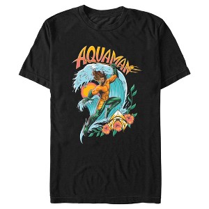 Men's Aquaman and the Lost Kingdom Retro Action Pose T-Shirt - 1 of 4