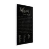 Stupell Industries Bathroom Word Search Activity over Distressed Black Wall Plaque Art - 2 of 4
