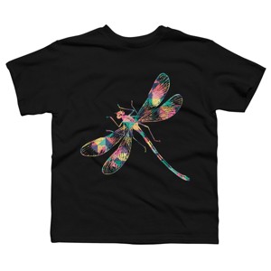 Boy's Design By Humans Dragonfly Abstract Summer Color By BaoMinh T-Shirt - 1 of 2