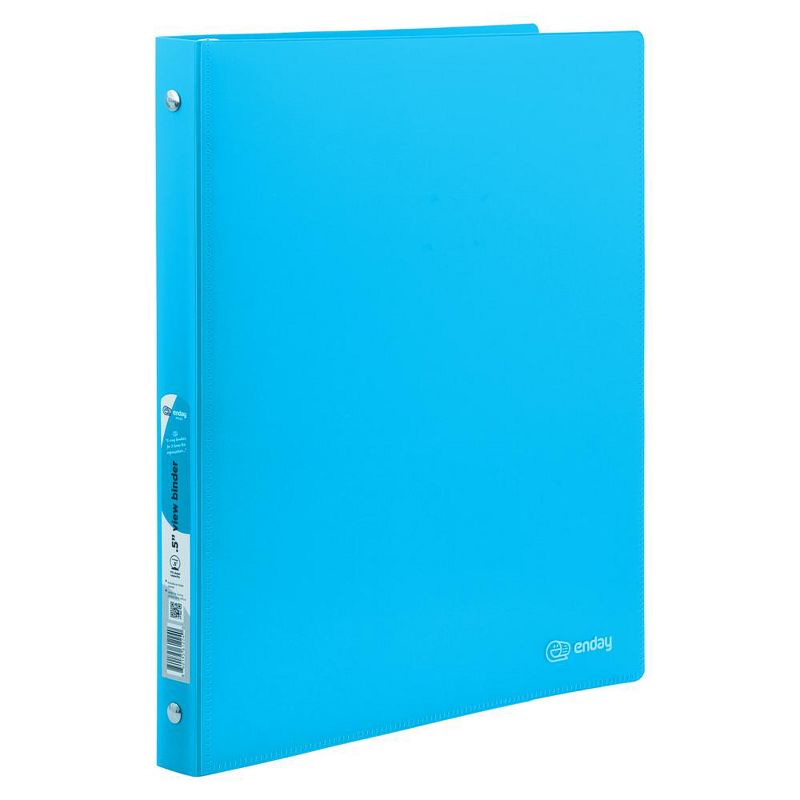 Enday 0.5" Matte Bright Color Poly 3-Ring Binder, 1 of 2