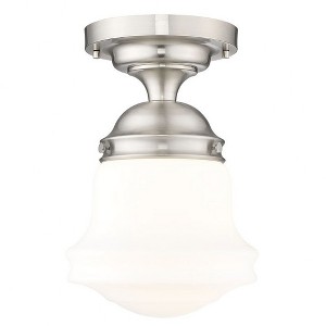 Z-Lite Vaughn 1 - Light Flush Mount in  Brushed Nickel - 1 of 4