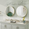 Apmir  Round High Quality Aluminum Alloy Framed French Cleat Mounted Wall Decor Bathroom Vanity Mirror - 3 of 4