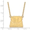Black Bow Jewelry 10k Yellow Gold Alabama Crimson Tide NCAA Necklace 18 Inch - 2 of 4