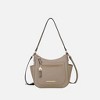 MKF Collection Wally vegan Leather Women' s Hobo Shoulder Bag by Mia K - Taupe - 2 of 4