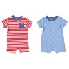 Chick Pea Baby Boy Baby Short Sleeve Romper 2 PC Set - 3 of 4