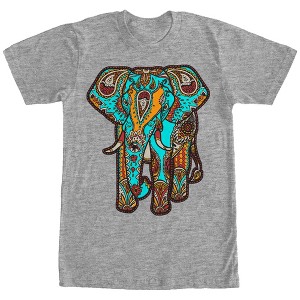 Men's Lost Gods Henna Elephant Print T-Shirt - 1 of 4