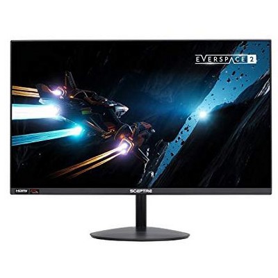 Sceptre 24" 75Hz Full HD 1080P LED Monitor HDMI VGA Build In Speakers, Brushed Black 2019 (E248W-19203RS)