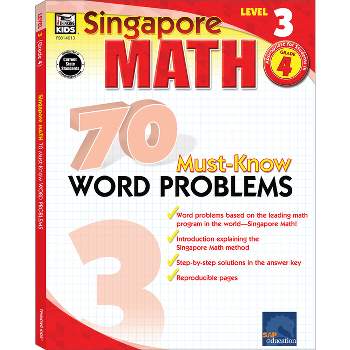 70 Must-Know Word Problems, Grade 4 - (Singapore Math) (Paperback)