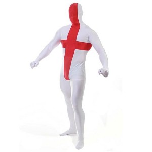 AltSkin Full Body Stretch Fabric Suit - World Flag Design - 1 of 2
