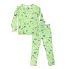 Bellabu Bear Kids Soccer Bamboo Kids Pajamas - 4 of 4