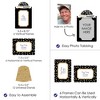 Big Dot of Happiness Adult 70th Birthday - Gold - Birthday Party 4x6 Picture Display - Paper Photo Frames - Set of 12 - 3 of 4