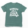 Simply Sage Market Howdy Go Lucky Clovers Garment Dyed Tee - 2 of 4