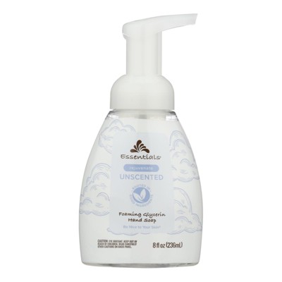 Essentials Rejuvenate Unscented Foaming Glycerin Hand Soap - 8 fz