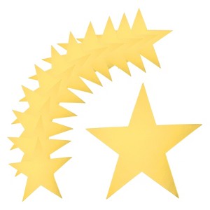 Unique Bargains Decor Material Colorful Cardboard Five Star Cutouts - 1 of 3