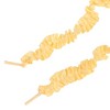 INSPIRE CHIC Ruffled Ribbon Solid Color Pleated Elastic Shoe Strings for Sneakers 2 Pairs fleece - 2 of 4