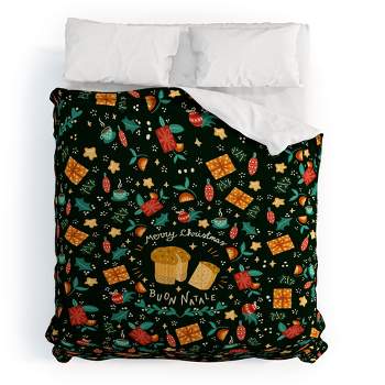 Valeria Frustaci Merry Christmas panettone Comforter + Pillow Sham(s) - Deny Designs