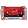 1932 Ford 3-Window Coupe Red 1/43 Diecast Model Car by Road Signature - 3 of 3