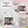 3-Tier Toy Storage Organizer with Bookcase, Toy Shelf Organizer with Open Shelves, Kid’s Multi Shelf Cubby for Books, Bookshelf - 4 of 4
