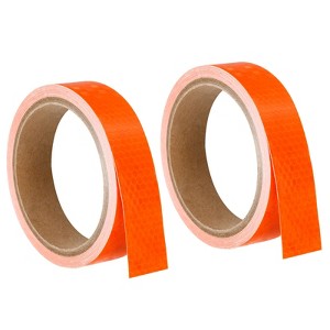 Unique Bargains Waterproof Adhesive High Visibility Safety Reflective Tape 2 Pcs - 1 of 4