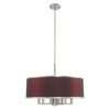 Livex Lighting Park Ridge 6 - Light Chandelier in  Brushed Nickel - 3 of 4