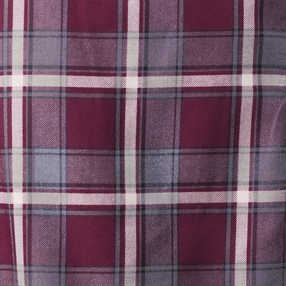 burgundy/gray plaid