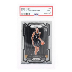 Toynk 2023 Panini Prizm NBA Victor Wembanyama #136 Rookie Card PSA 9 - 1 of 4