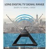 Fosmon 25 Miles Indoor HDTV Antenna, Rabbit Ears Antenna for TV with 5FT Cable, Digital TV Antenna Support 4K, ATSC 3.0, UHF, VHF, Local Channels - 3 of 4