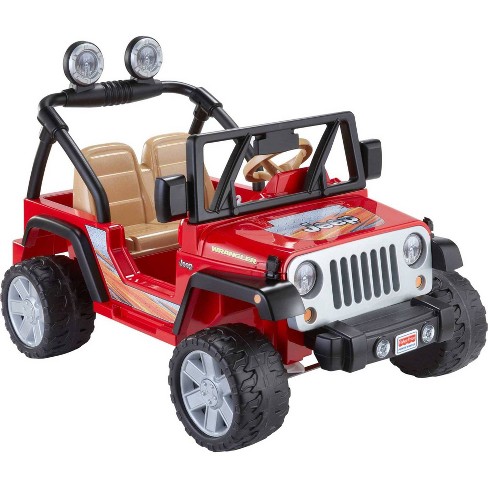 Power Wheels 12v Jeep Wrangler Powered Ride-on - Red : Target