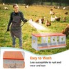 ELJGET 3-10 Compartment Chicken Nesting Box, Wall Mount Metal Coop Egg Storage, Heavy Duty Chicken Laying Box, Large Chicken Coop Box for Chicken Hen - 3 of 4