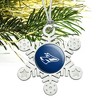 University of Nebraska at Kearney Primary Logo Metal Snowflake Christmas Tree Holiday Ornament - 2 of 3