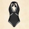 Women's Alluring Mesh Inset One-Piece Swimsuit - Cupshe - 3 of 4