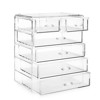Casafield Makeup Storage Organizer, Clear Acrylic Cosmetic & Jewelry Organizer with 4 Large and 2 Small Drawers - 2 of 4