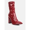 Block Heel Stiletto Ankle Boot Women - 3 of 4