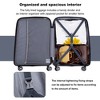 Hardshell Luggage Sets 3 Piece With Tsa Lock And 360 Degree Double Spinner Wheels Pp Lightweight Durable Hand Luggage (20"/24"/28") - 3 of 4