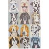 Colorful 12 Emotional Dogs Acrylic Canvas Painting, Contemporary Wall Art by Kalalou - 2 of 3