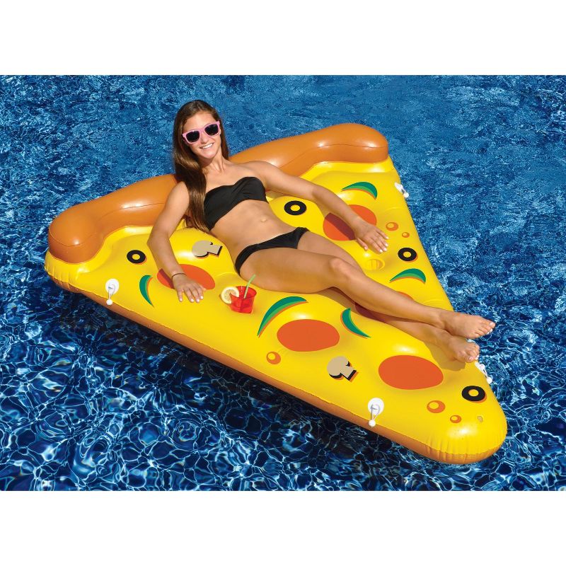Swimline Giant Inflatable Pizza Slice Float Raft For The Lake/Beach/Pool | 90645, 3 of 7