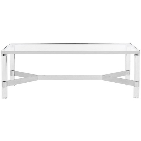 Target acrylic best sale coffee table