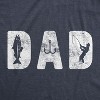 Mens Dad Fishing T Shirt Funny Fathers Day Gift For Dad Outdoor Fisherman Graphic Tee - Crazy Dog Men's T Shirt - 2 of 4