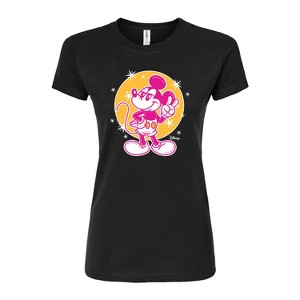 Women's - Disney - Mickey Tribute Fitted Graphic T-Shirt - 1 of 3