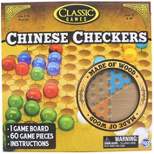 The Canadian Group Classic Games Wood Chinese Checkers Set | Board & 60 Game Pieces