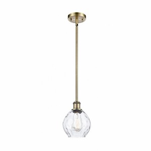 Waverly - 1 Light Stem Hung Mini Pendant In Industrial Style-9 Inches Tall and 6 Inches Wide - 1 of 1